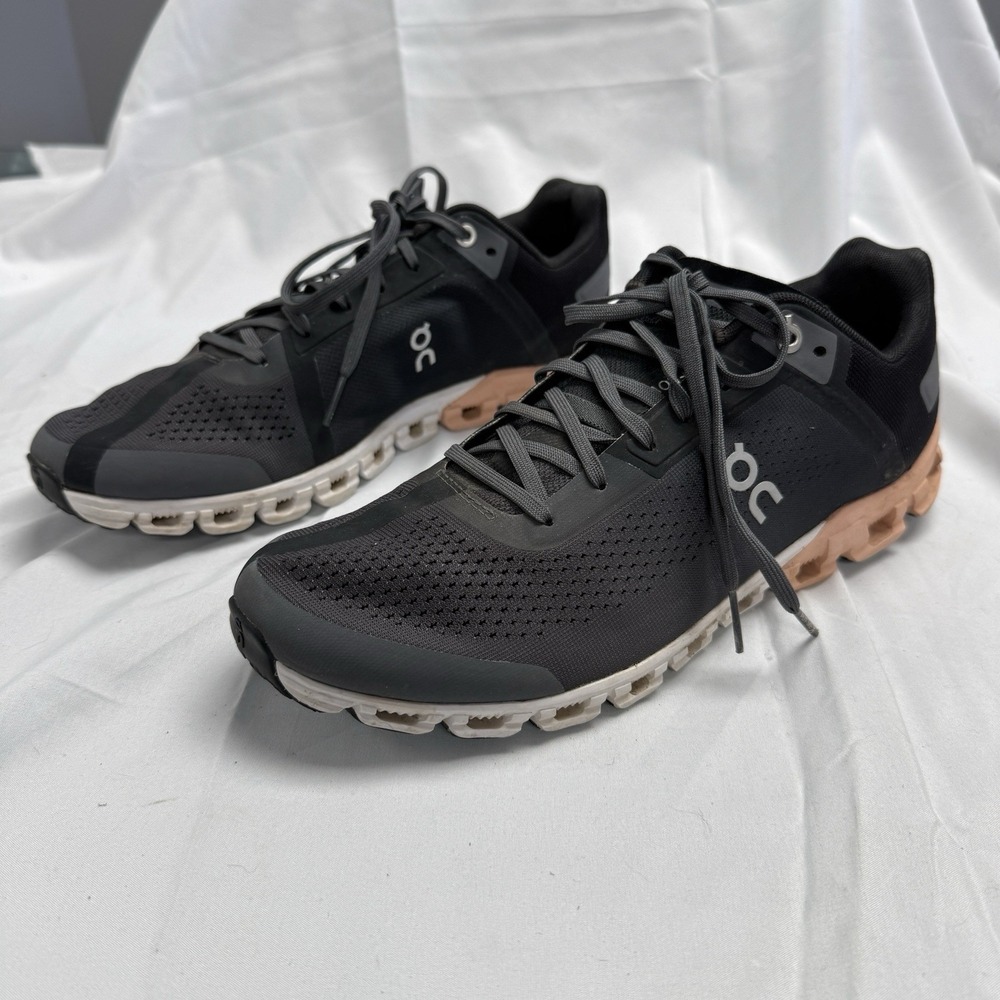 On‎ Cloud Cloudflow Women's Running Shoes Rock Rose Gray Black W10.5 Sneakers